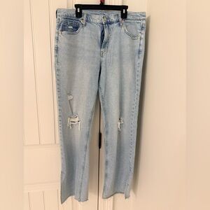 GAP 90s Loose Mid Rise Light Blue Jeans